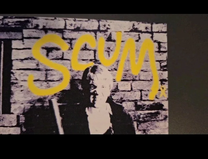 "Scum" 1979 UK Quad Release Poster Stylish Modern Art Postcard, изображение 4