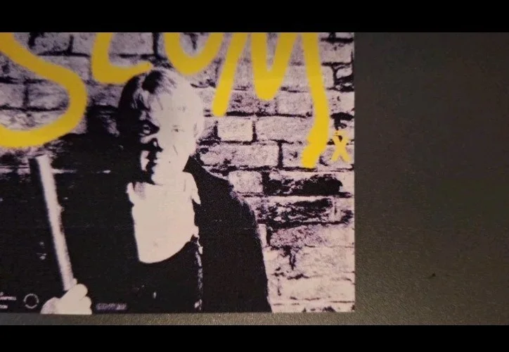 "Scum" 1979 UK Quad Release Poster Stylish Modern Art Postcard, изображение 5