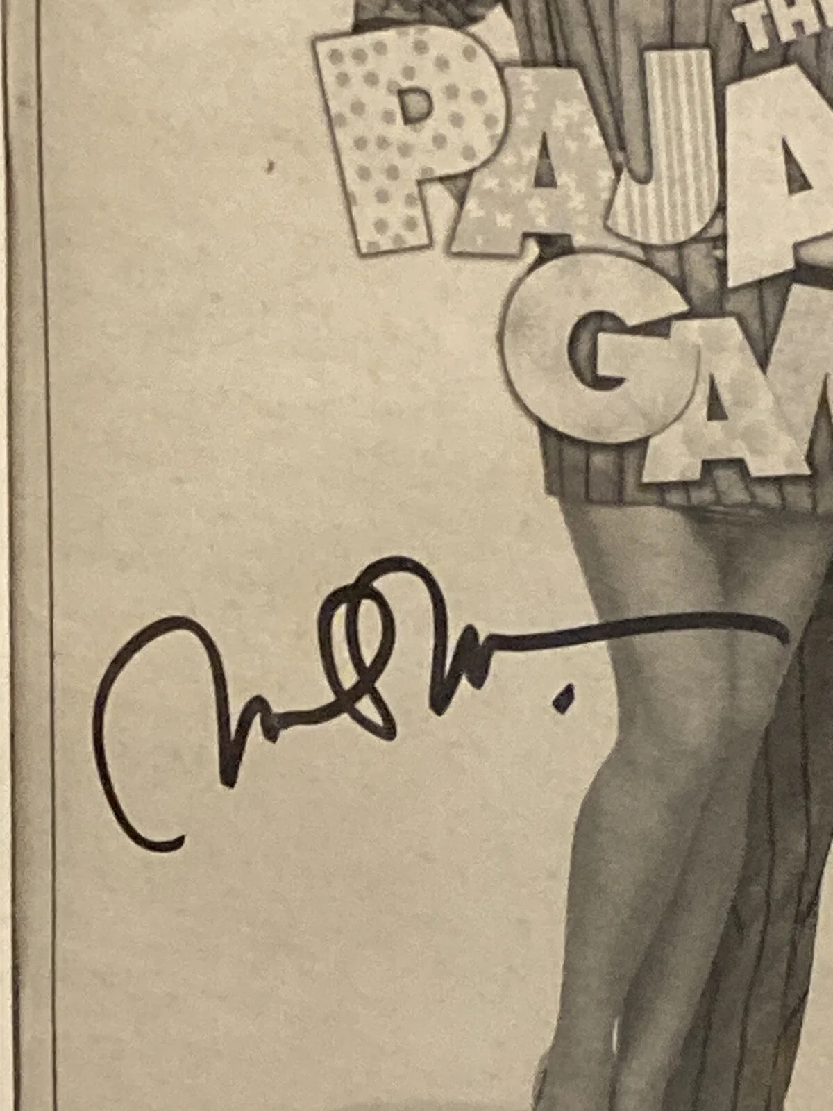 Michael McKean Signed Broadway Playbill The Pajama Game Autographed Framed Photo, image 3