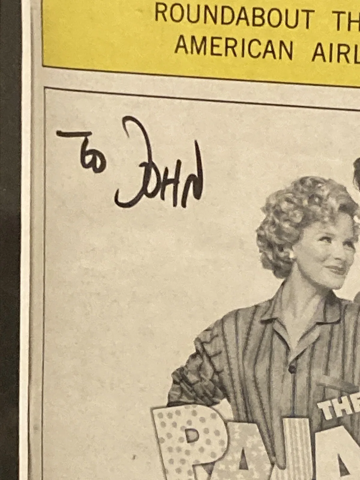 Michael McKean Signed Broadway Playbill The Pajama Game Autographed Framed Photo, image 4