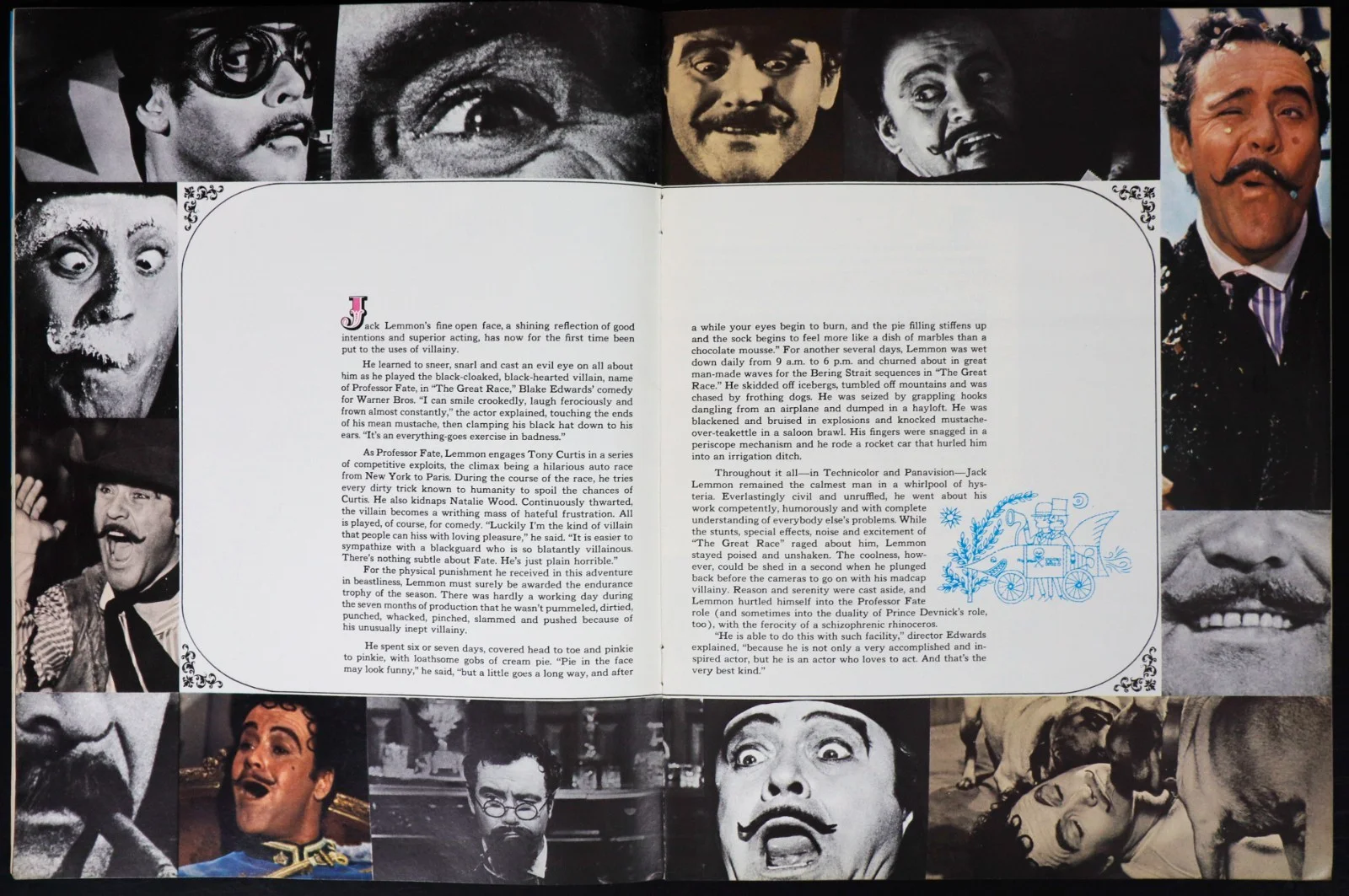 Great Race ORIGINAL Movie Brochure Natalie Wood Jack Lemmon 1965, изображение 2
