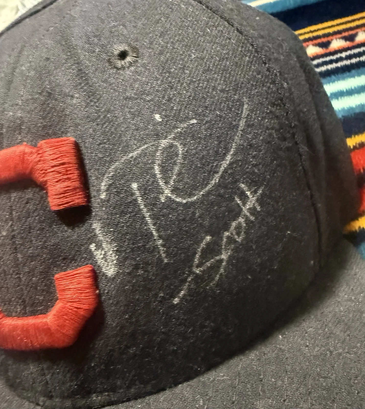 Kid Cudi Autograph Cleveland Hat, image 2