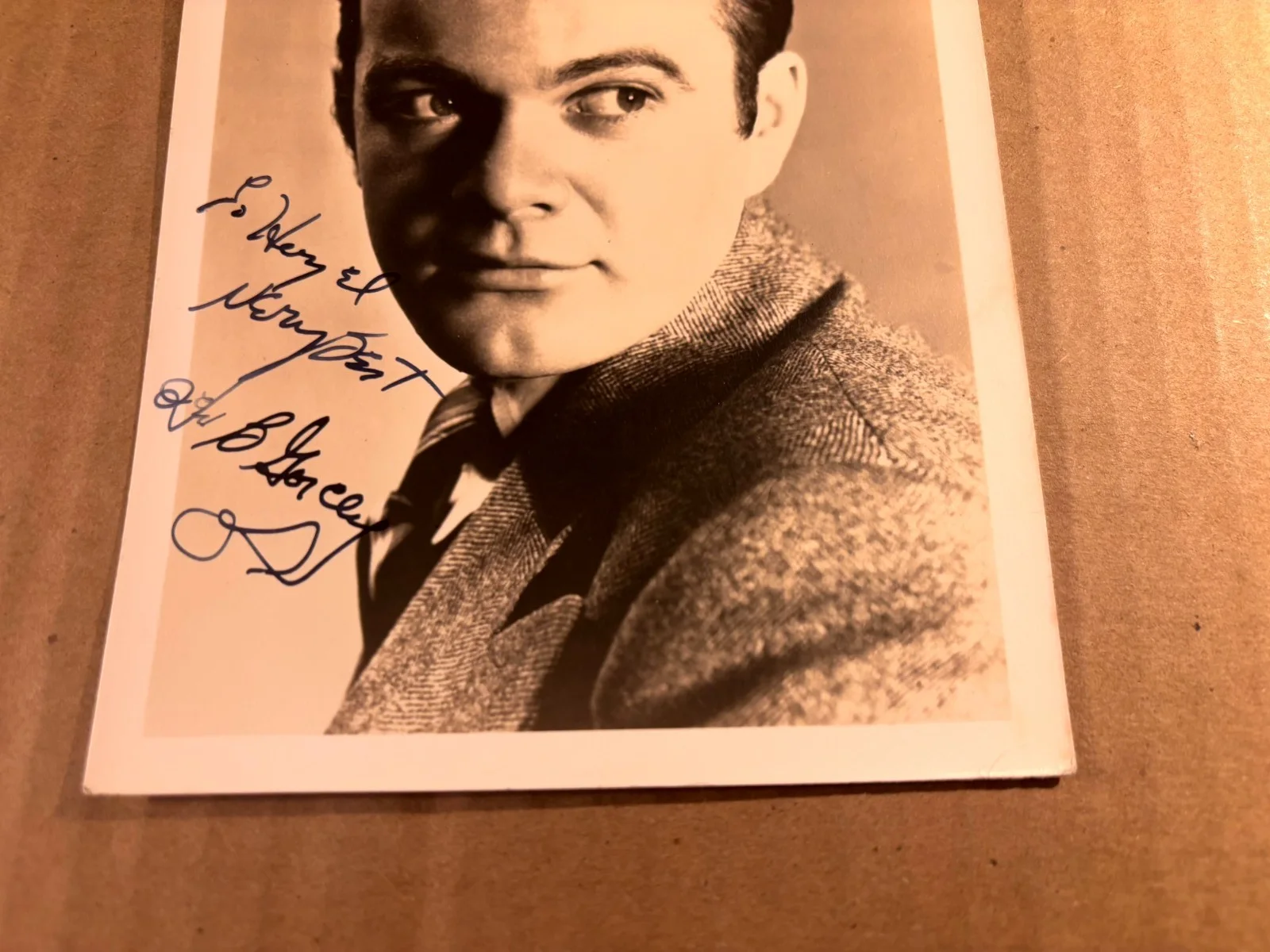 Leo Gorcey Very Rare Very Early Autographed Photo 40s Dead End Kids, изображение 3