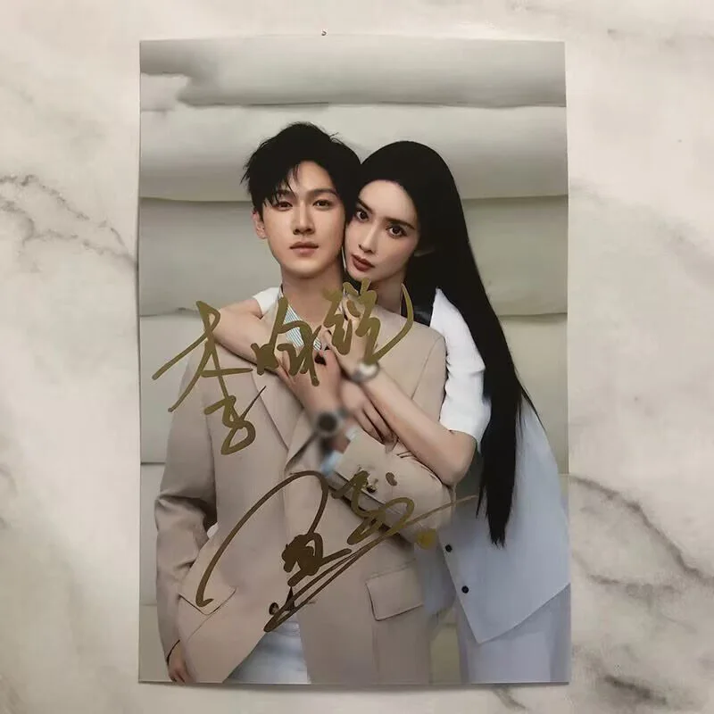 Chinese 九重紫 Blossom Li Yunrui Meng Ziyi Song Mo Autographed Signed Photo, изображение 4