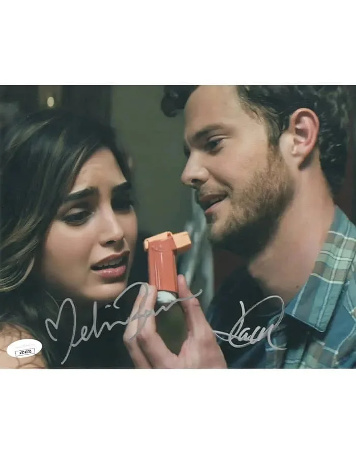 Melissa Barrera & Jack Quaid signed 8x10 Photo Sam Carpenter Richie Kirsch Screa, image 2
