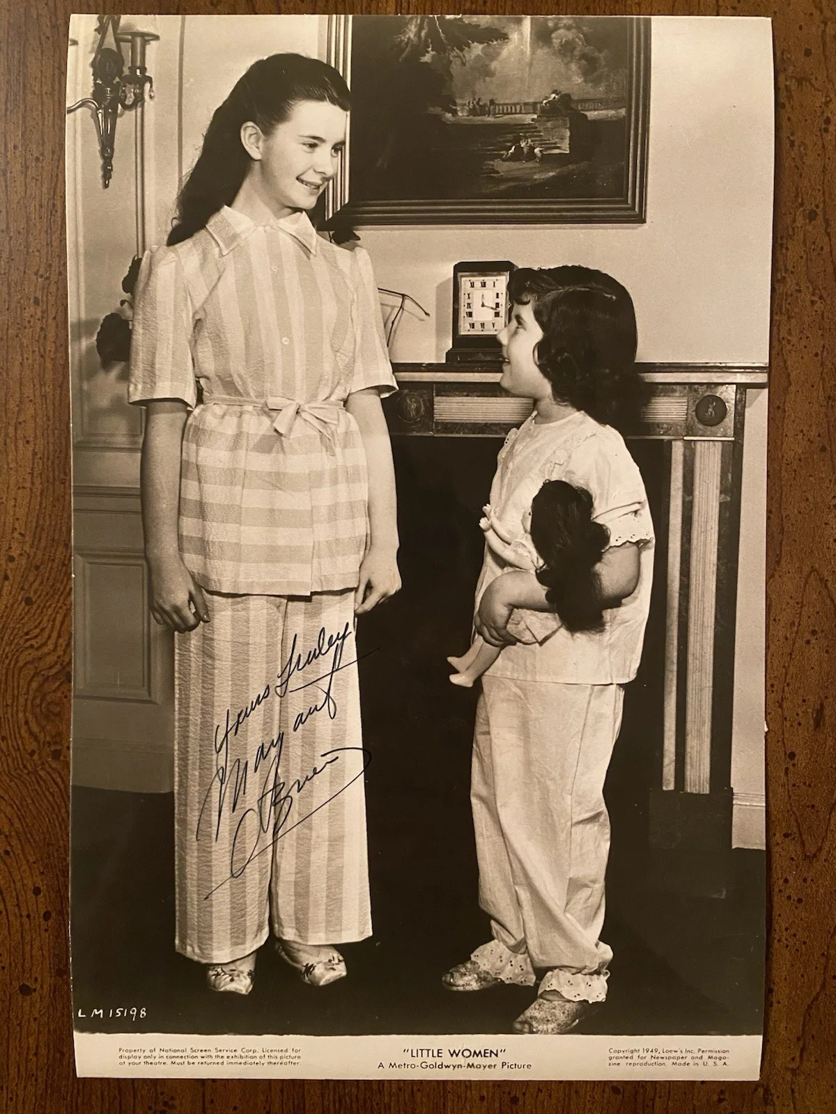 Margaret O’Brien — Margaret O’Brien Signed Autographed Vintage Photo With COA Little Women