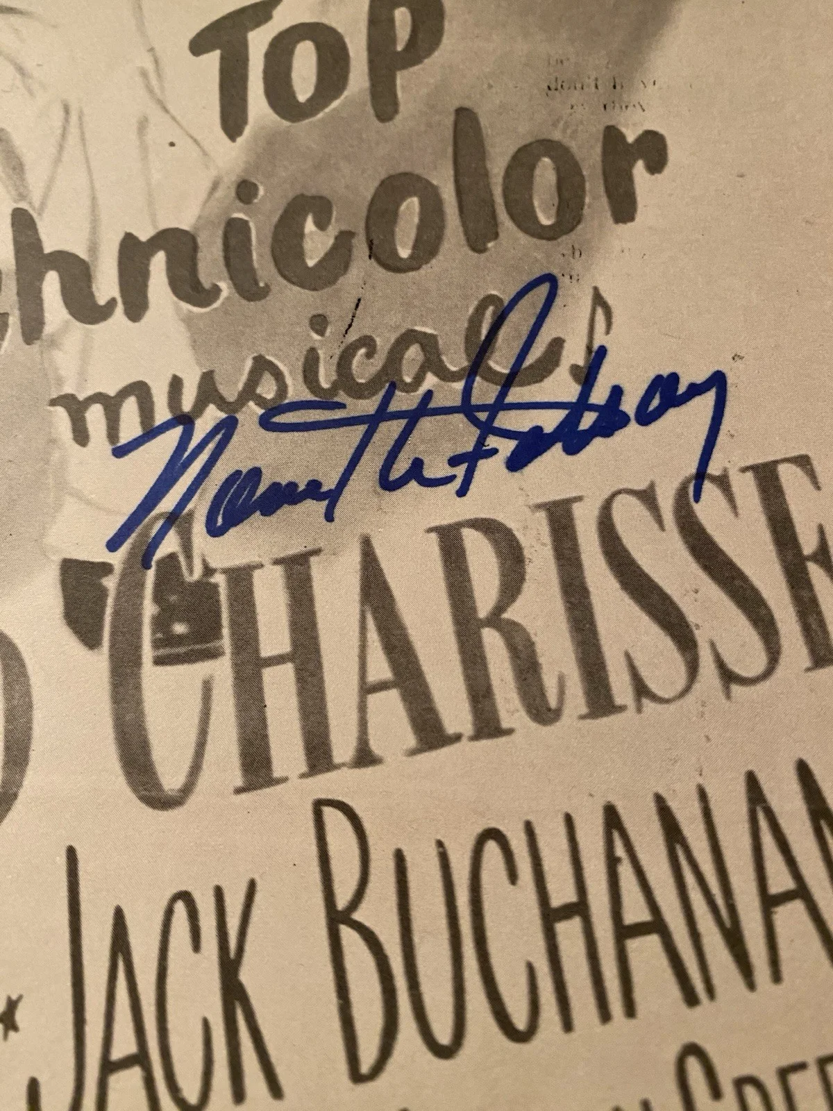 Cyd Charisse, Nanette Fabray — Cyd Charisse Nanette Fabray Signed Autographed Poster With COA The Band Wagon, изображение 5