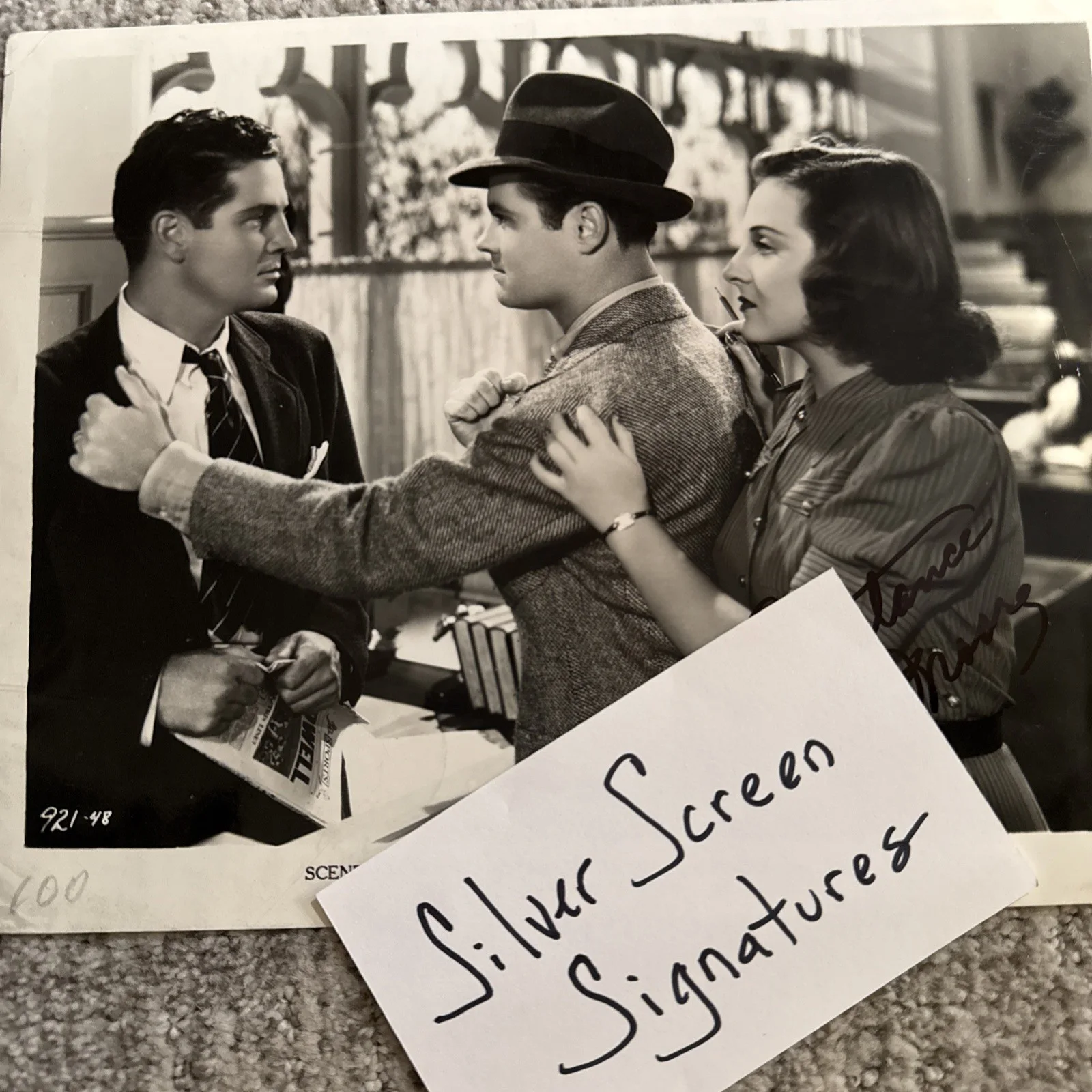Constance Moore PHOTO Autograph COA JSA Signed Swing That Cheer 1938 8x10, image 5
