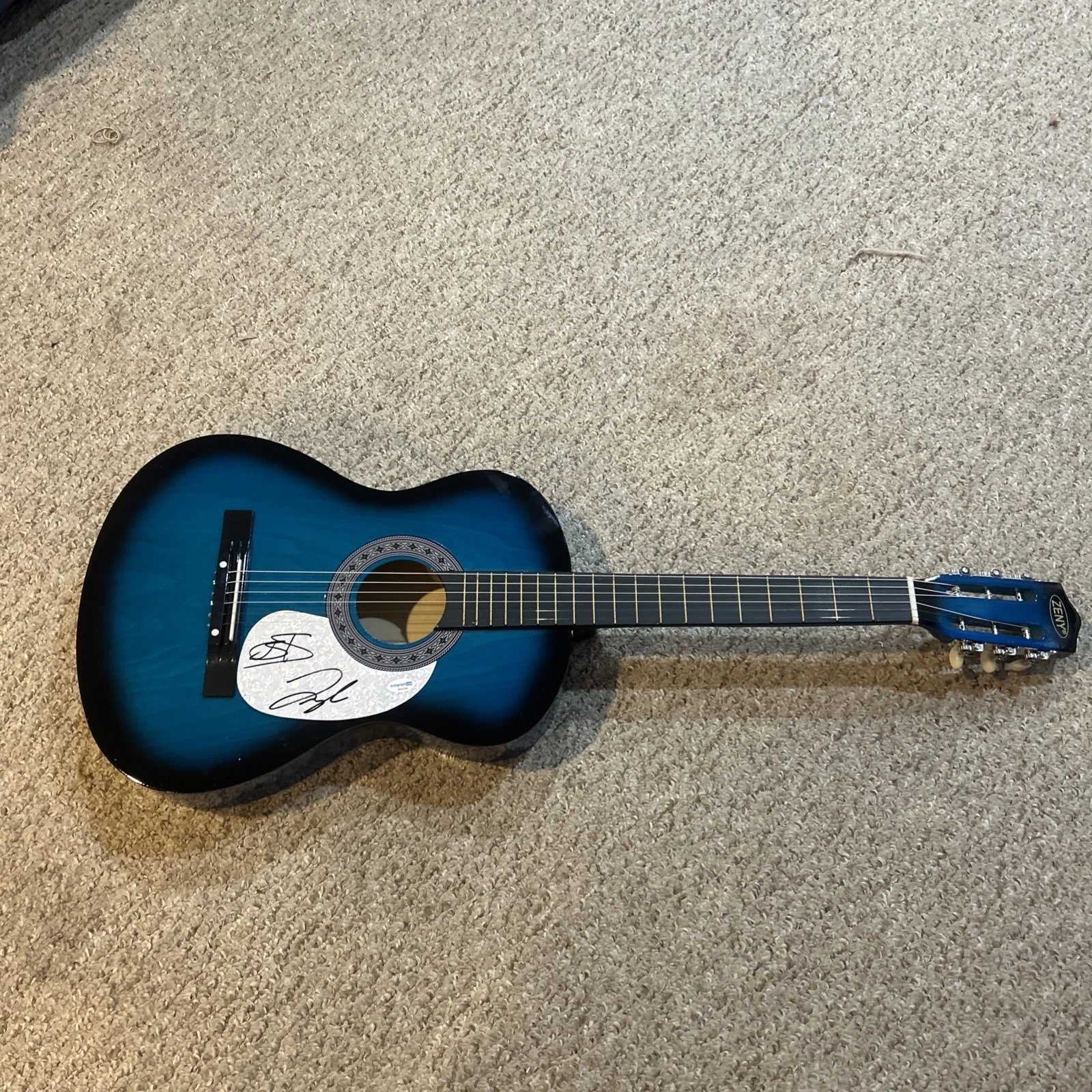 FLORIDA GEORGIA LINE SIGNED AUTOGRAPH 38” ACOUSTIC GUITAR ACOA LOA FGL, изображение 2