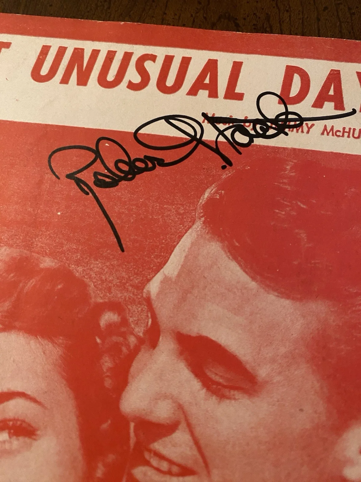 Robert Stack, Jane Powell — Robert Stack Jane Powell Signed Autographed Sheet Music w/ COA A Date With Judy, image 3