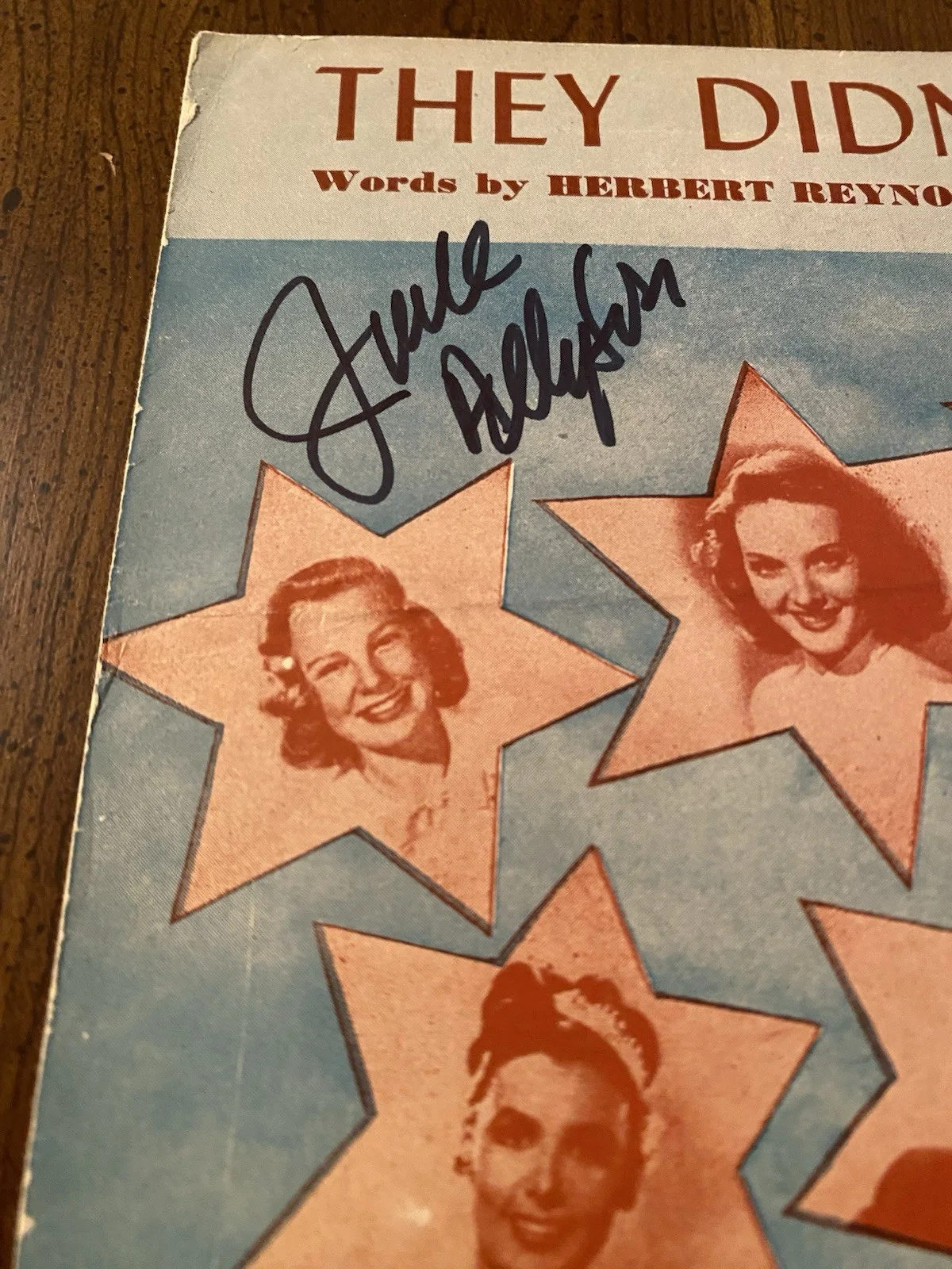 June Allyson, Kathryn Grayson — June Allyson Kathryn Grayson Signed Autographed Till The Clouds Roll By With COA, image 3