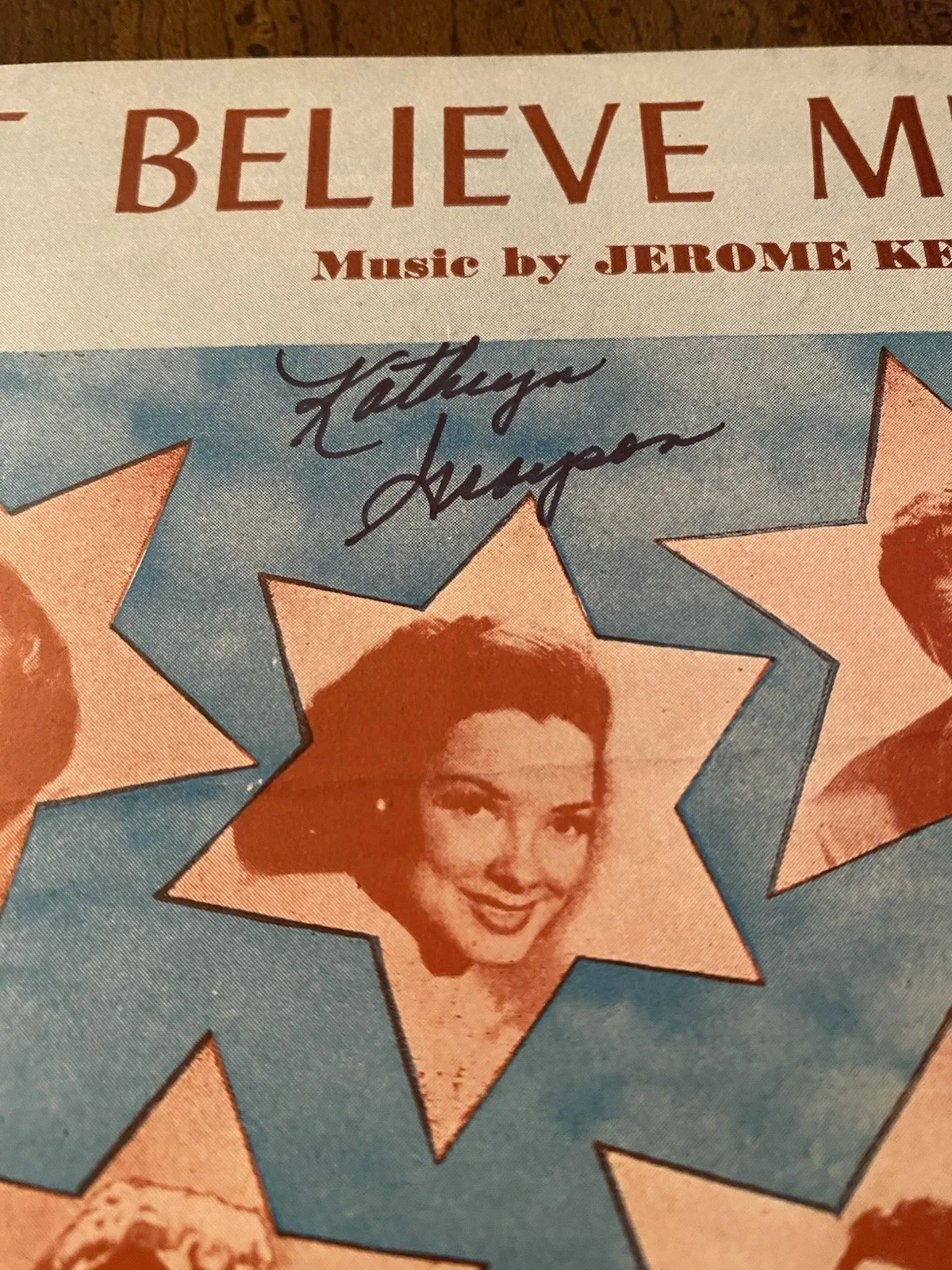 June Allyson, Kathryn Grayson — June Allyson Kathryn Grayson Signed Autographed Till The Clouds Roll By With COA, image 5