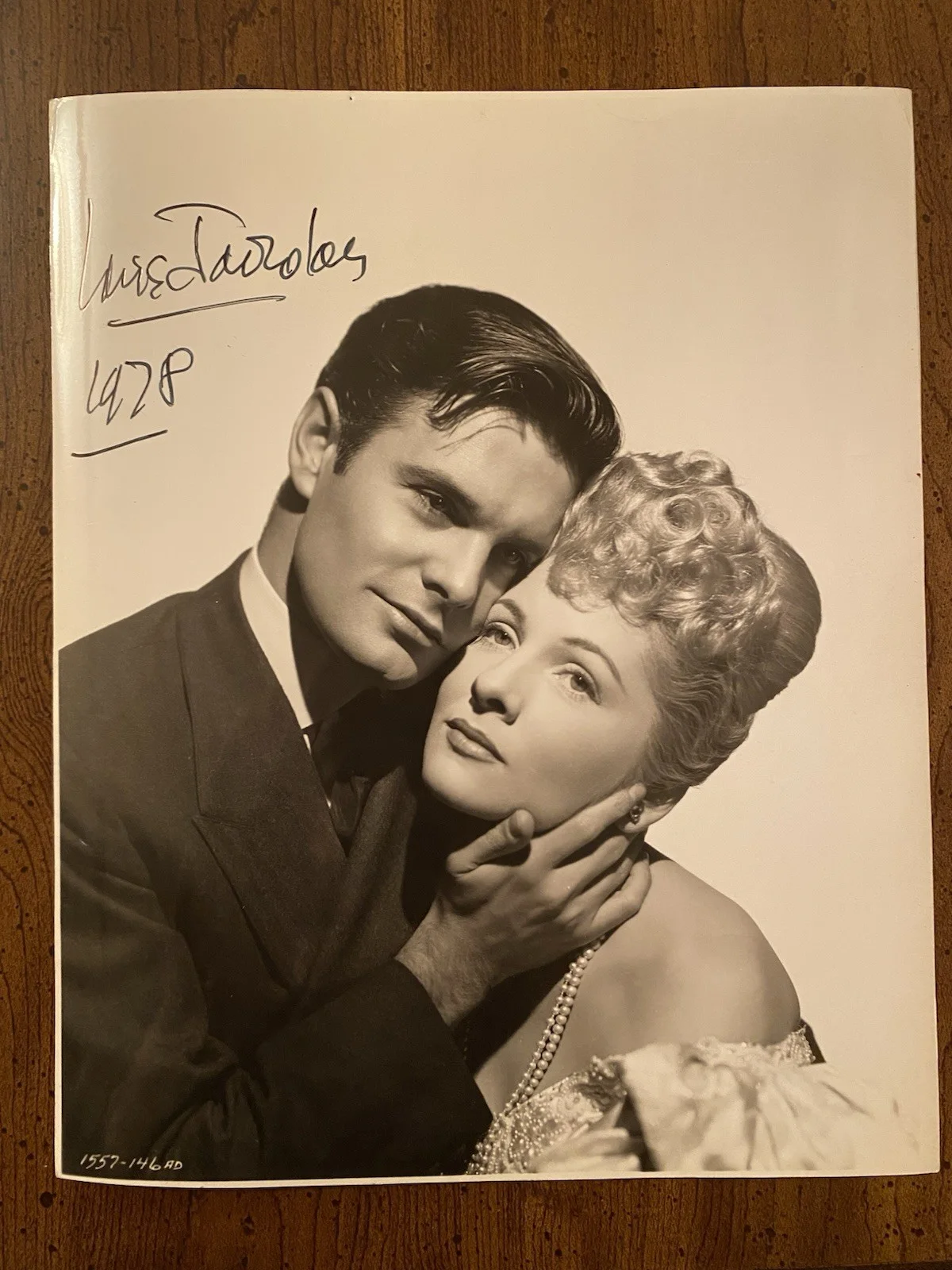 Louis Jourdan — Louis Jourdan Signed Autographed Photo With COA Letter From An Unknown Woman