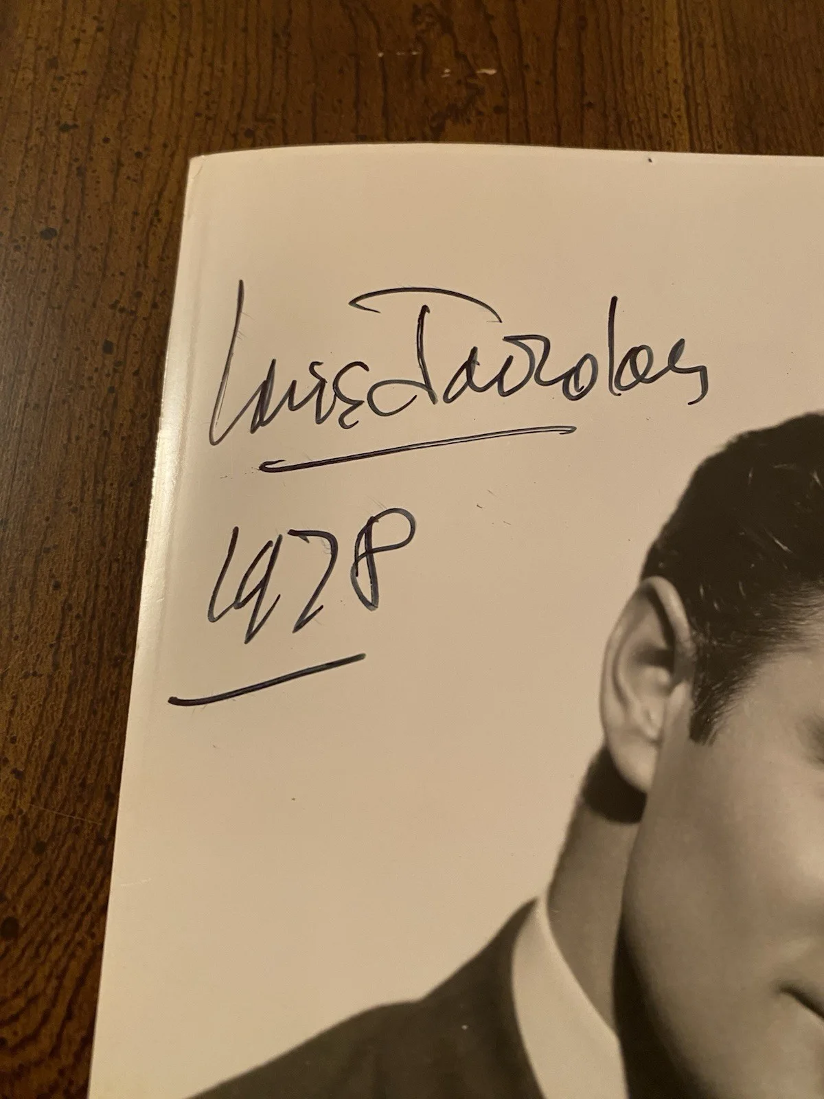 Louis Jourdan — Louis Jourdan Signed Autographed Photo With COA Letter From An Unknown Woman, изображение 3