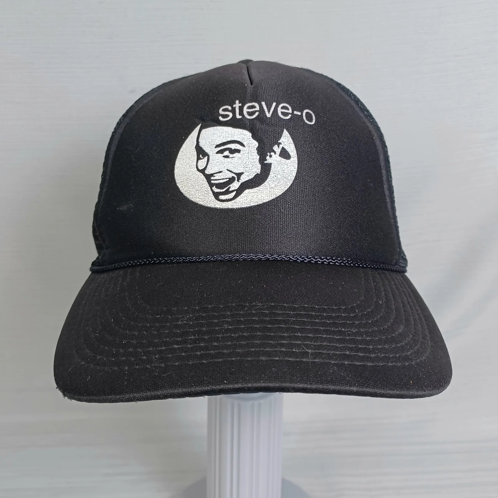 Steve-O — Steve-O Signed Autograph Hat Cap Snapback Trucker Jackass Wildboyz Vintage Y2K, изображение 2