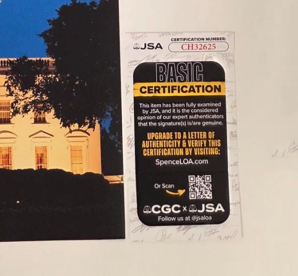 AARON SORKIN — AARON SORKIN Authentic Hand-signed "THE WEST WING" 12x18 Photo (JSA COA), image 2