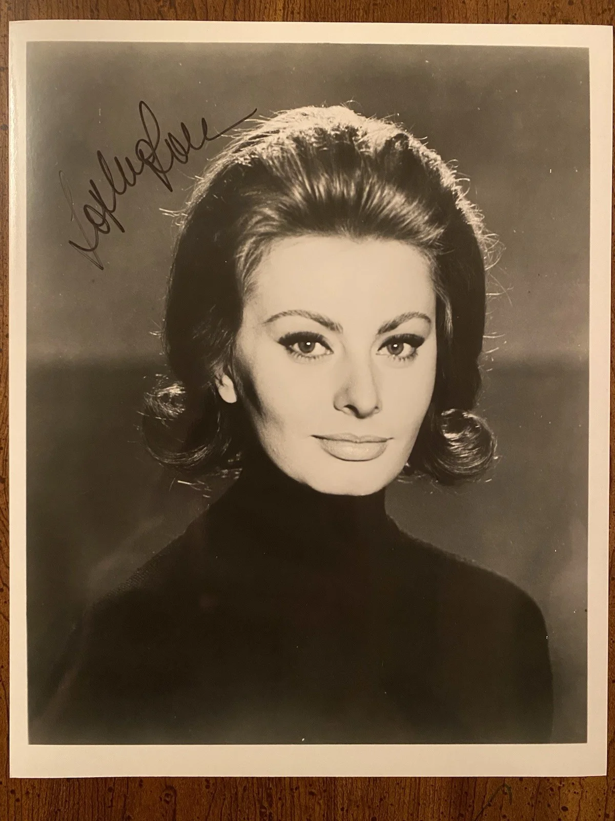 Sophia Loren — Sophia Loren Signed Autographed 8x10 Photo With COA The Black Orchid Houseboat