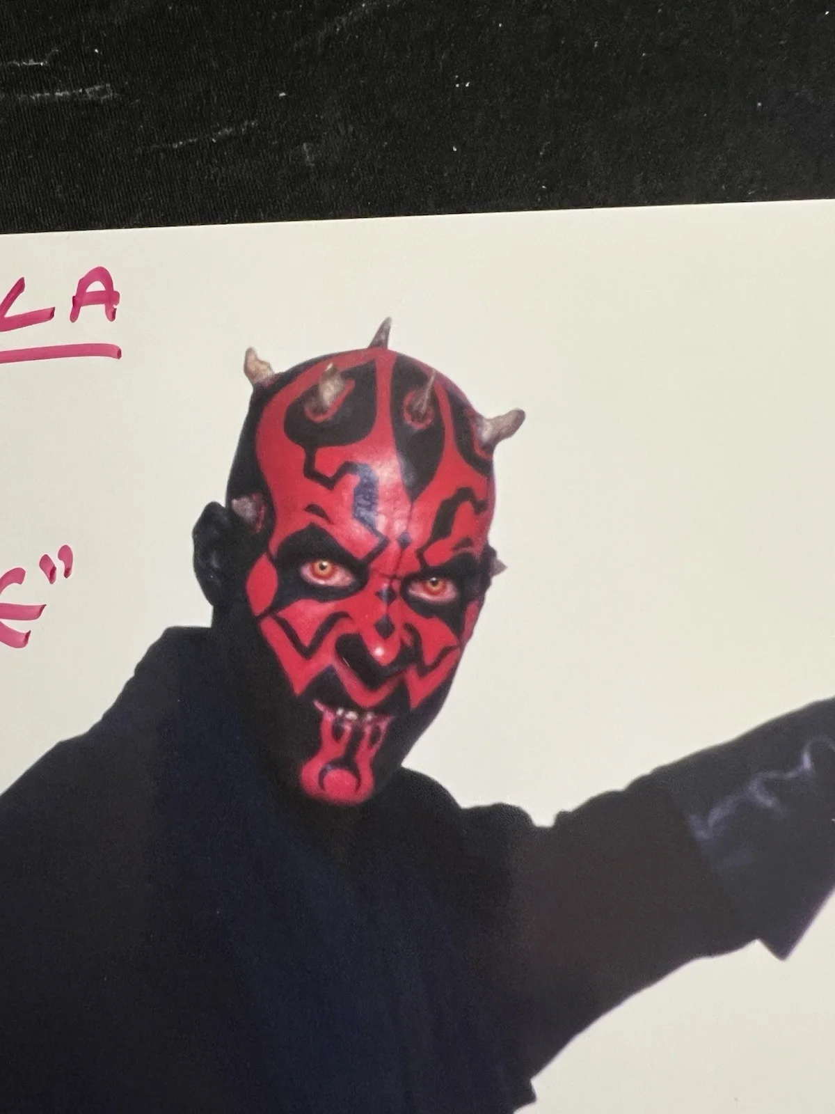 Ray Park — Star Wars - Ray Park Signed Darth Maul 8x10 photo Personalised No COA, изображение 4