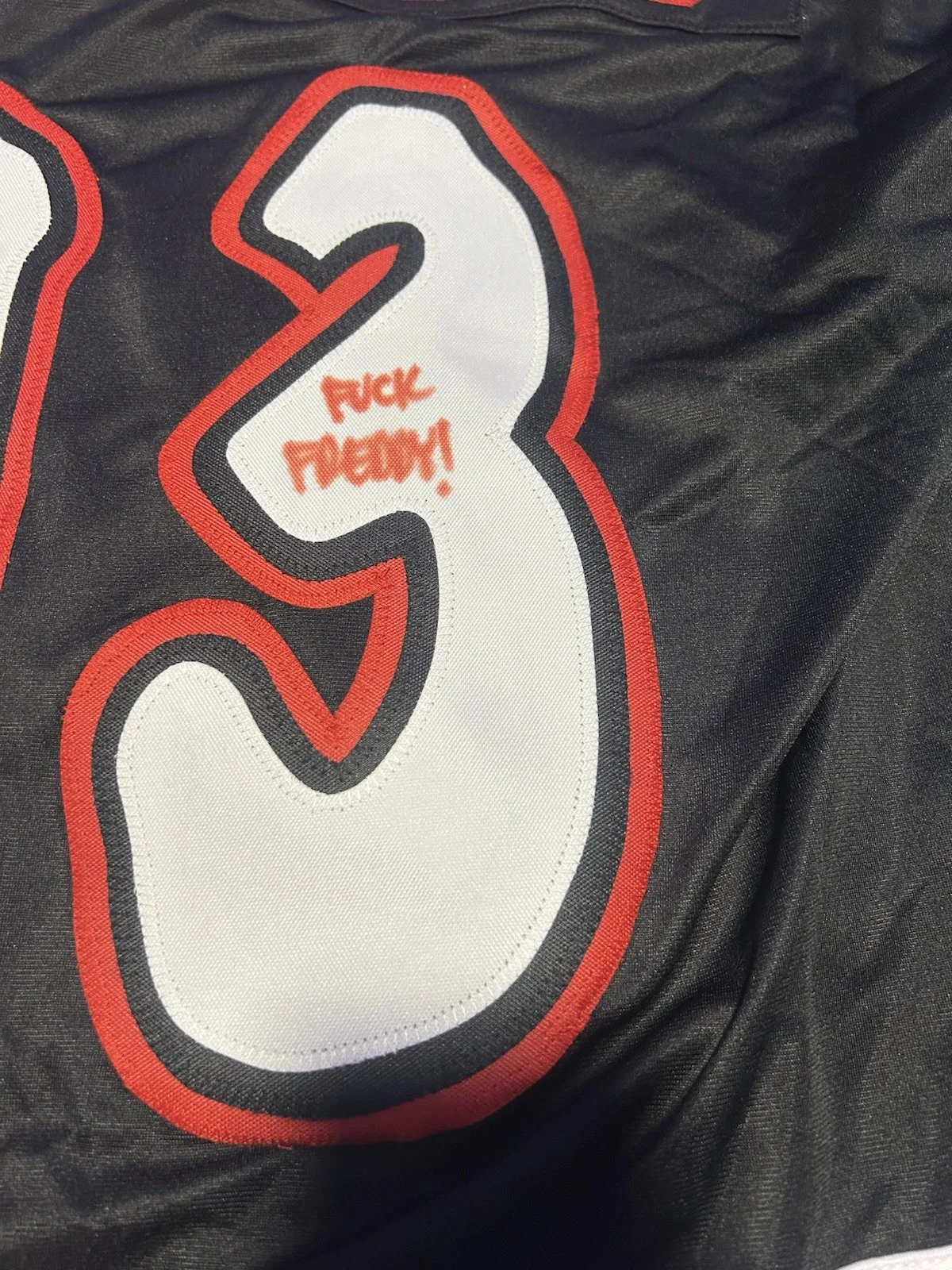Ari Lehman — Ari Lehman Signed Jason Voorhees Hockey Jersey Friday The 13th Beckett COA, image 3
