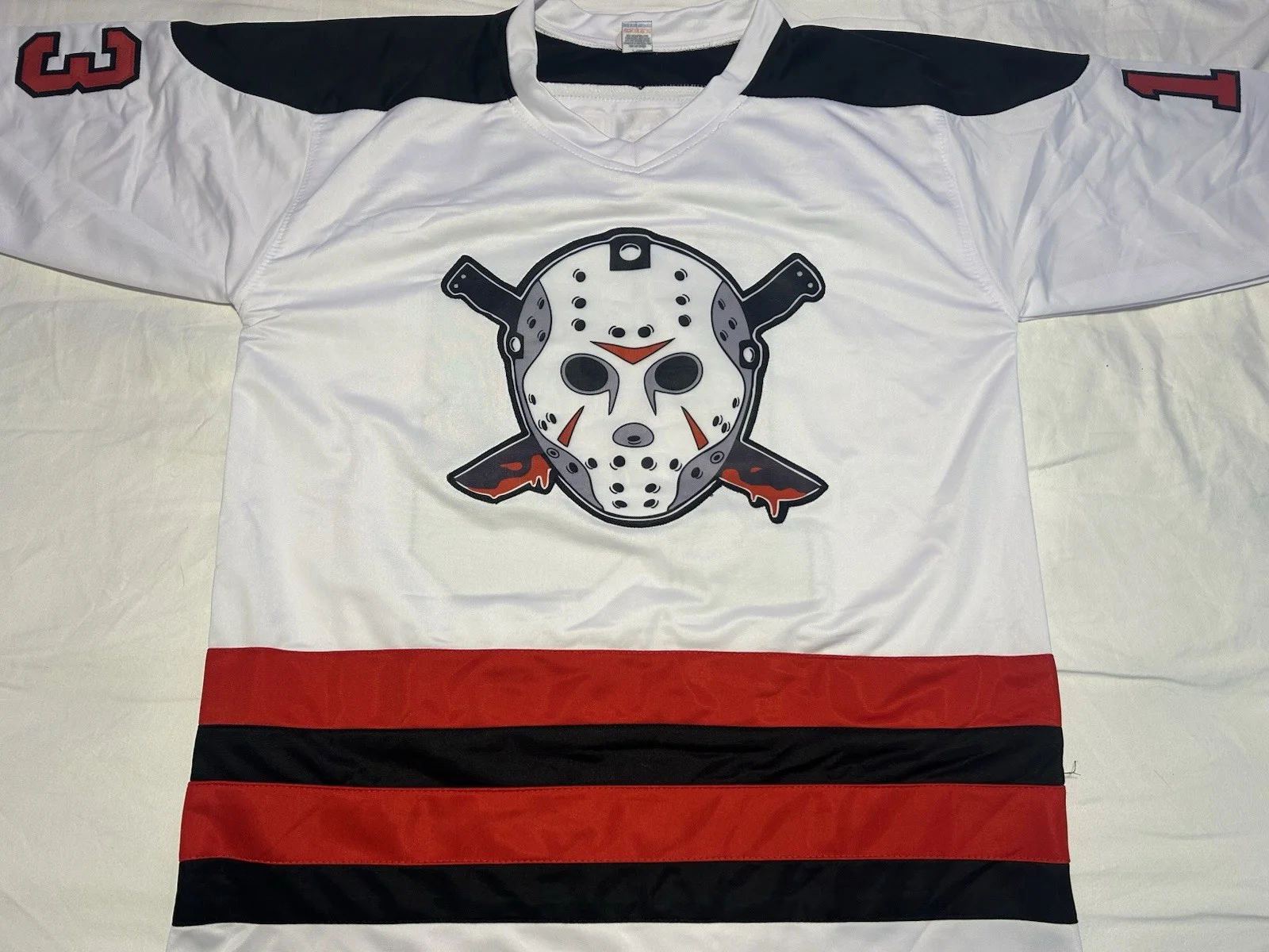 Ari Lehman — Ari Lehman Signed Original Jason Voorhees Hockey Jersey Friday The 13th Beckett, image 5