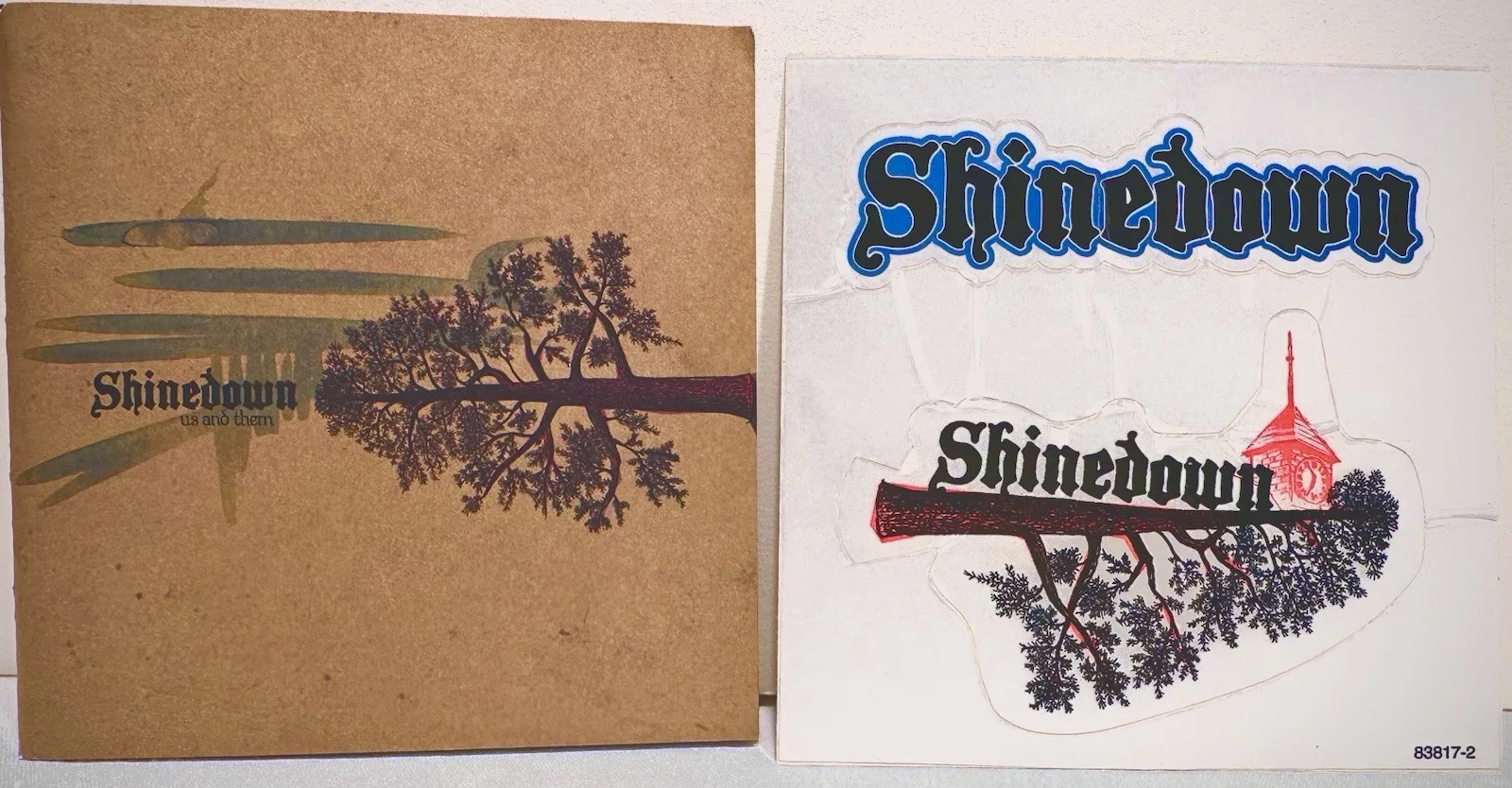 US and THEM SHINEDOWN Authentic Signatures On Insert Poster, image 4