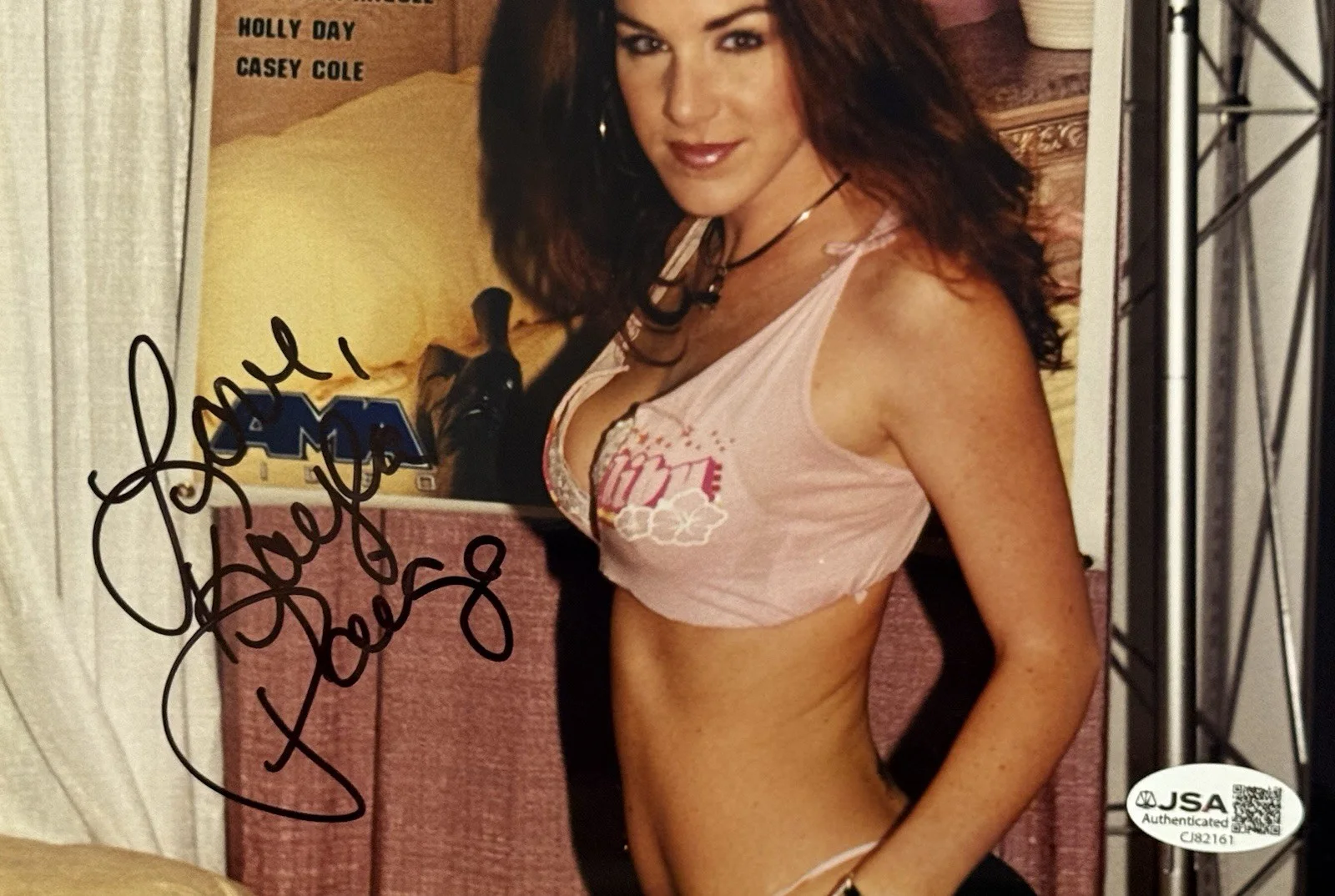 KAYLA PAIGE JSA 🔥 Signed 8x10 PHOTO ADULT STAR AUTOGRAPH Penthouse, изображение 2