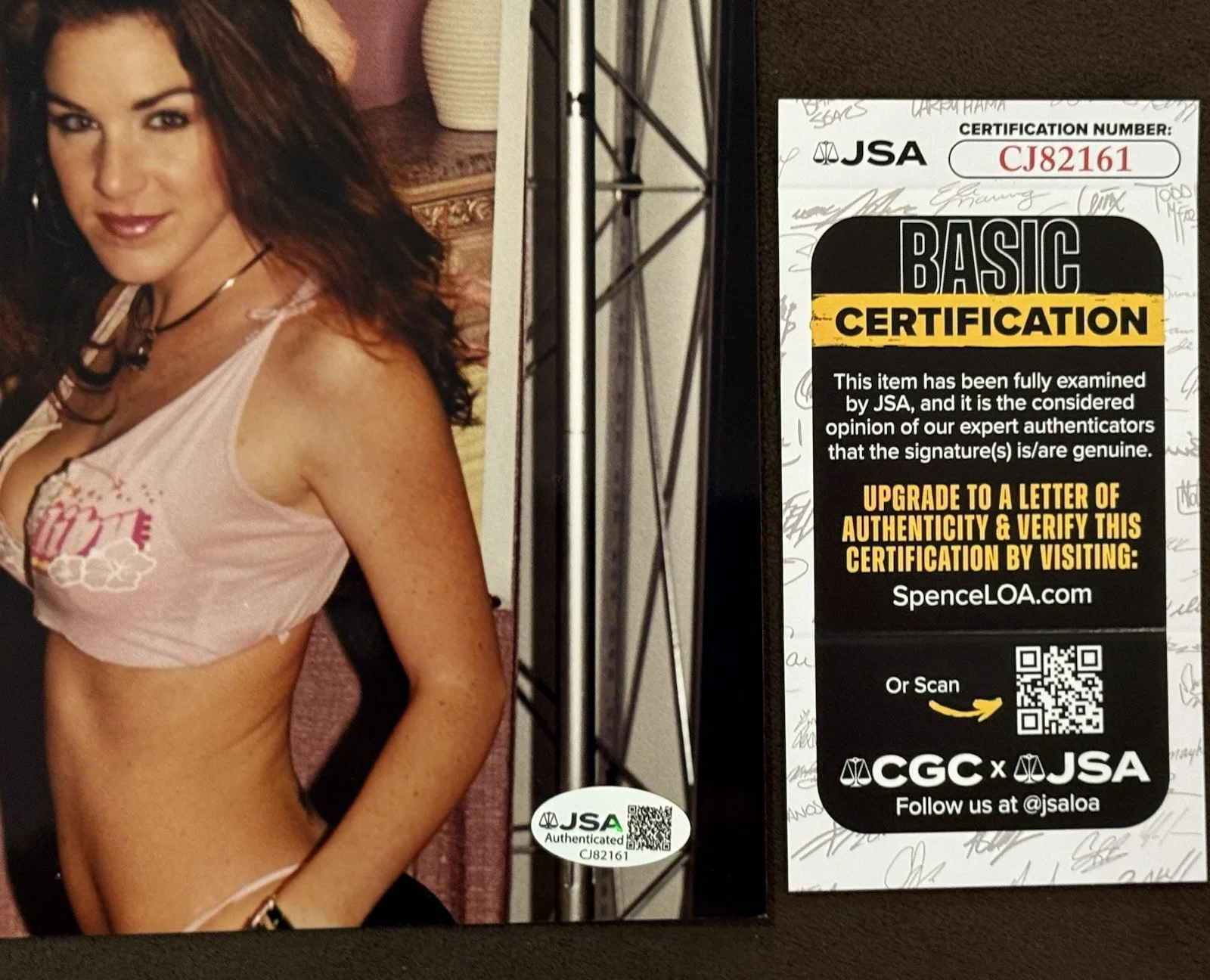 KAYLA PAIGE JSA 🔥 Signed 8x10 PHOTO ADULT STAR AUTOGRAPH Penthouse, изображение 3