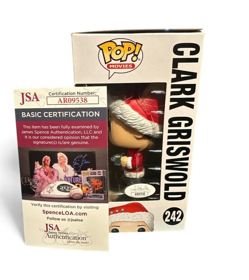 Chevy Chase Autographed Clark Griswold Funko Pop #242 – JSA Authenticated, image 2