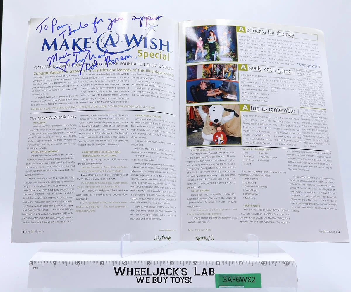 Gatecon Magazine 5th Anniversary 2004 Stargate CAST SIGNED 14 Autographs, image 3