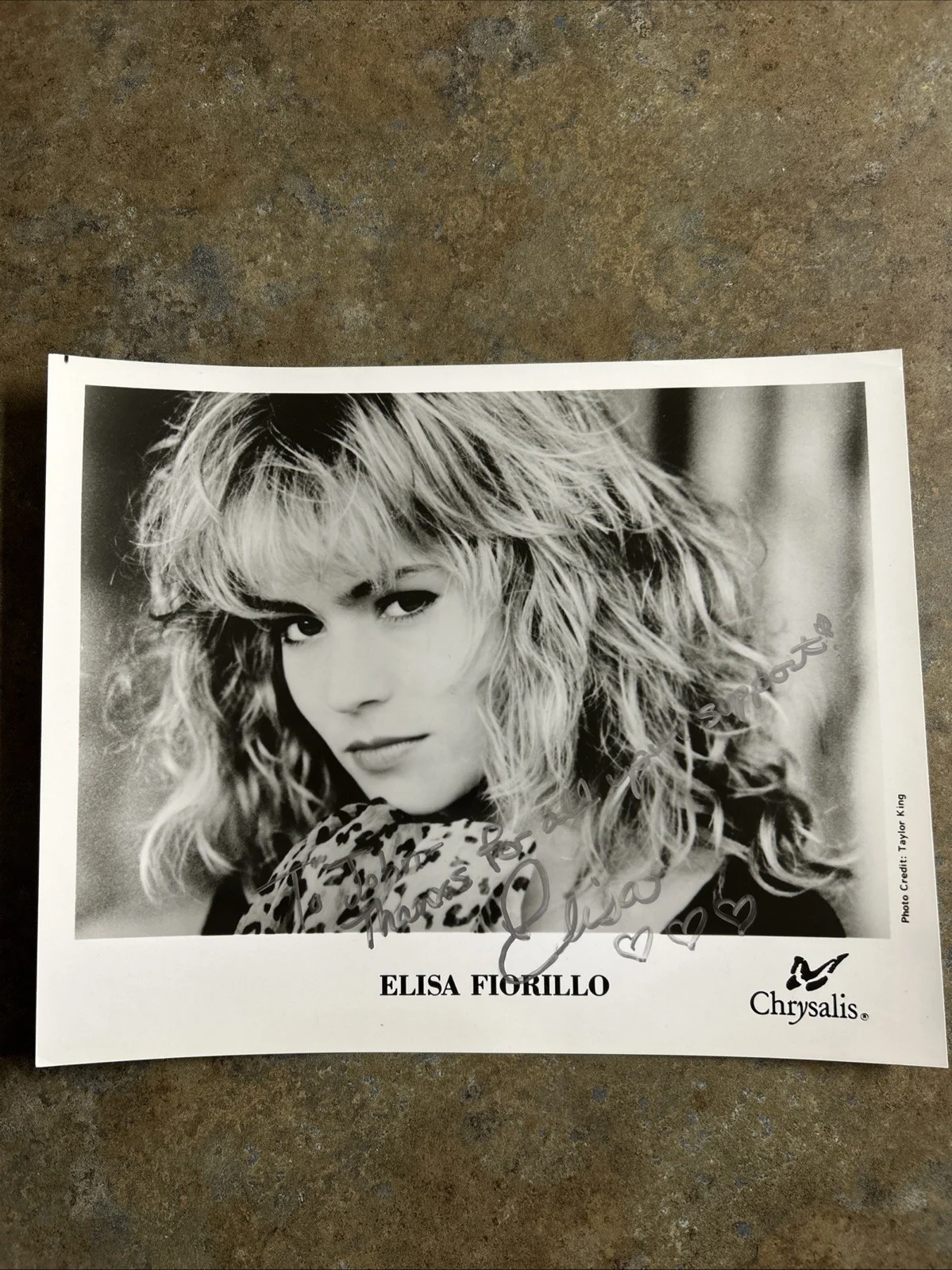 Vintage Elisa Fiorillo Autographed Press Kit, image 2