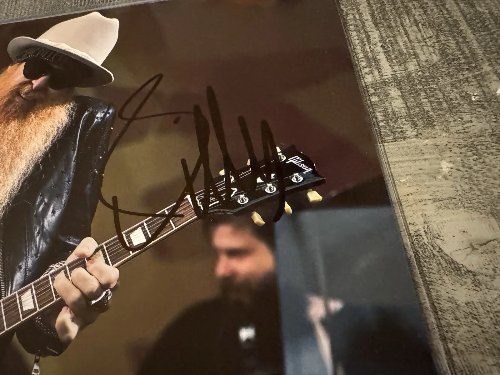 Billy Gibbons Signed 8.5x11 ZZ Top Sharp Dressed Man Vocalist Guitarist COA, image 2