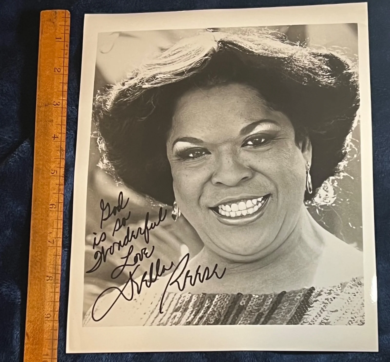 Della Reese — 1995 Della Reese Autographed Actress Signed 8x10 Glossy Photo & Fan Club Letter., изображение 2
