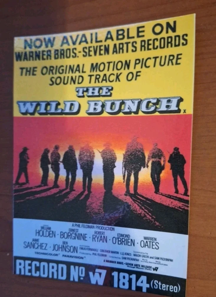"The Wild Bunch" 1969 Theatrical Film Poster Stylish Modern Art Postcard, изображение 4