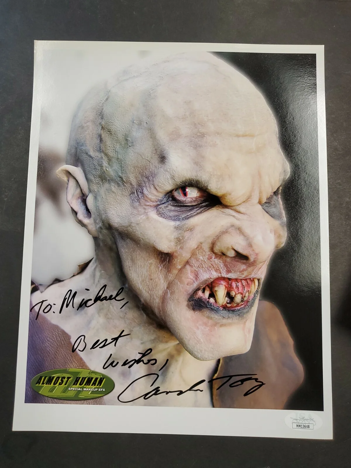 Camden Toy — Camden Toy signed 8x10 Photograph Buffy The Vampire Slayer JSA COA Personalized!
