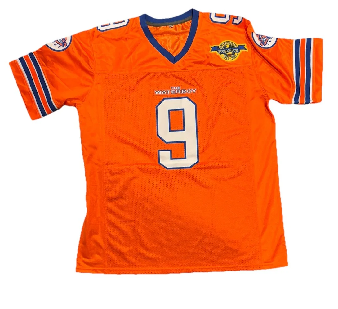 Adam Sandler — Adam Sandler Water Boy Movie Signed Autographed Bobby Boucher Jersey, image 3