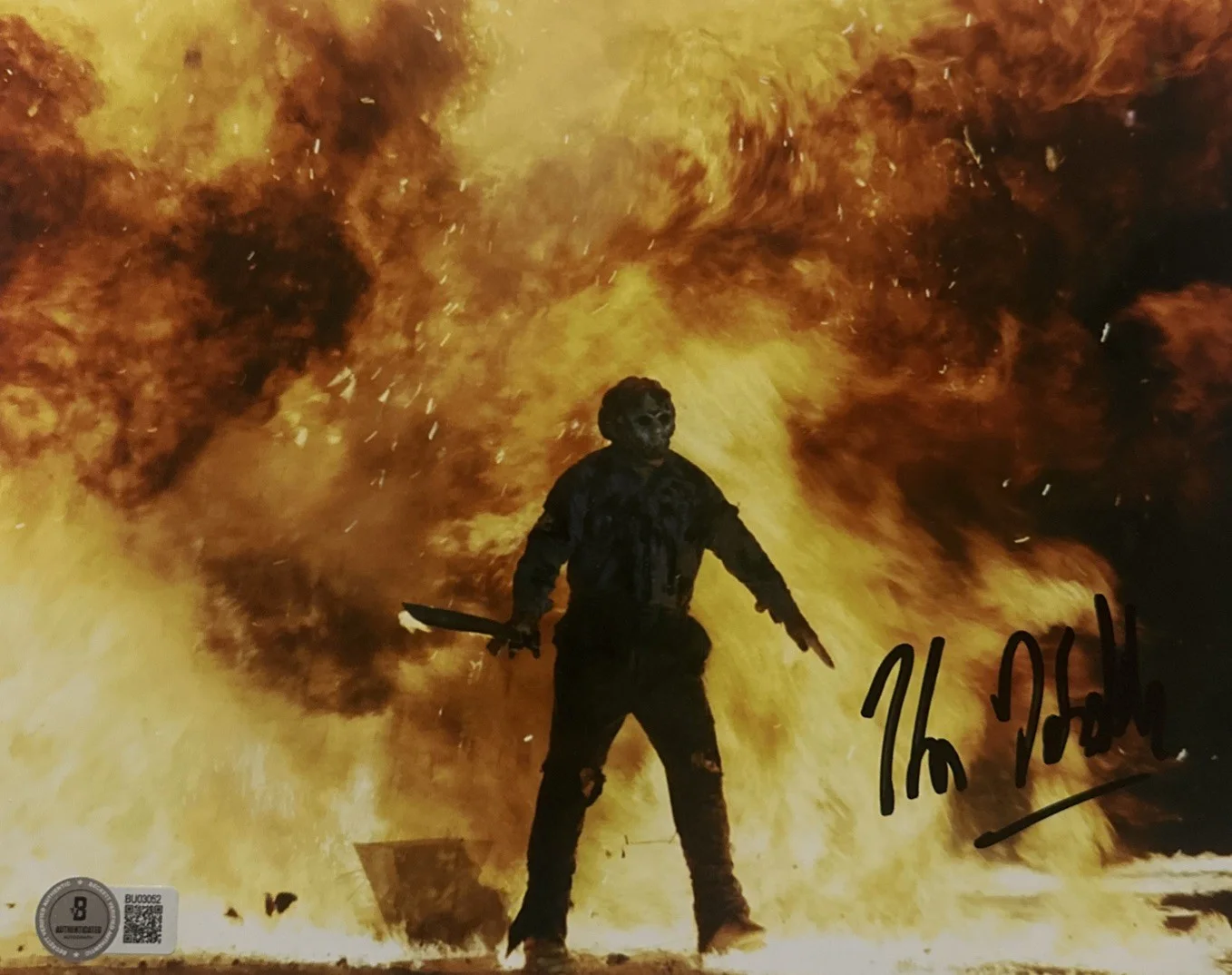 Kane Hodder — Kane Hodder autographed signed 8x10 photo Jason Friday The 13th Beckett COA