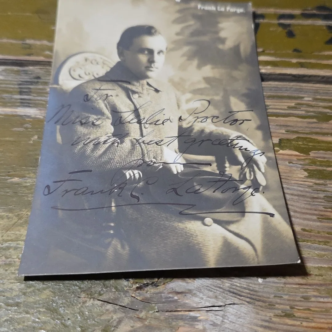 FRANK La FORGE (1879-1953) Signed RPPC Real Photo Post Card Composer/Pianist, изображение 2