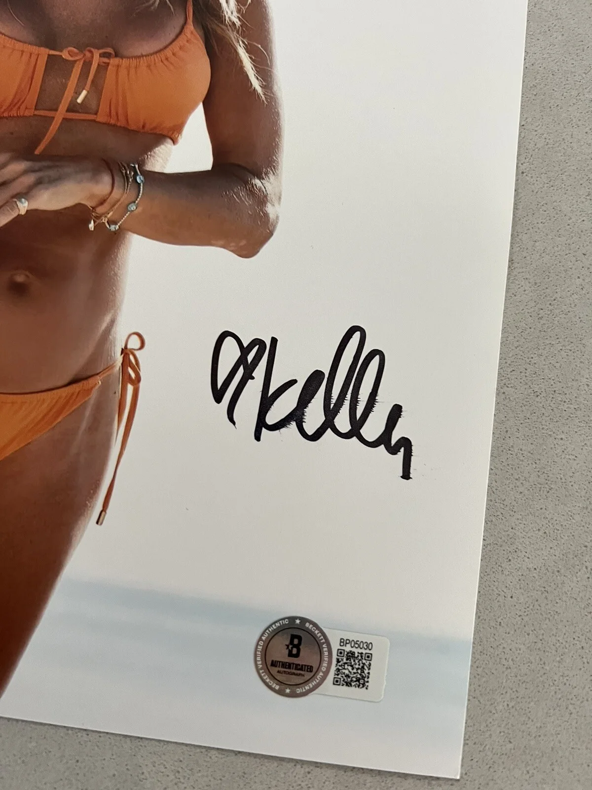 Kelly Bensimon — Kelly Bensimon autographed signed 8x10 photo Beckett BAS COA Sexy Hot Playboy, изображение 2