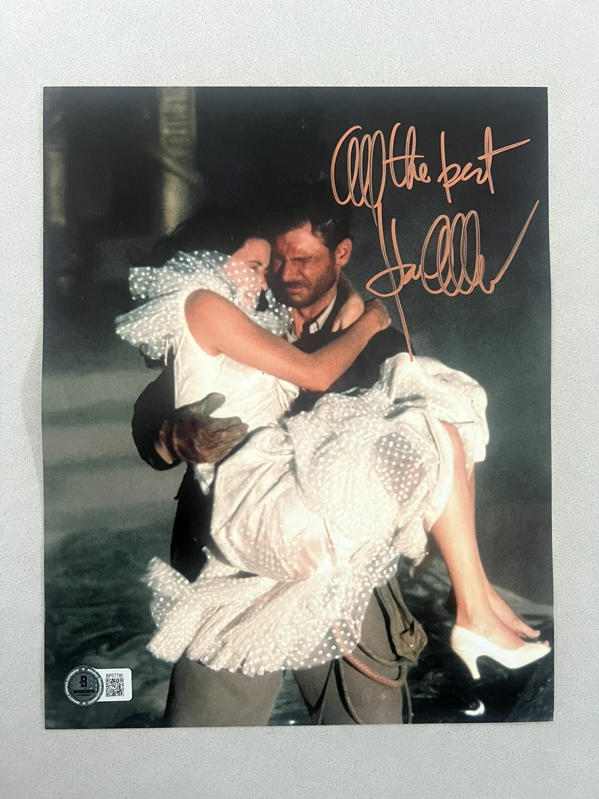Karen Allen — Karen Allen autographed signed 8x10 photo Beckett BAS COA Sexy Hot Marion *INSR