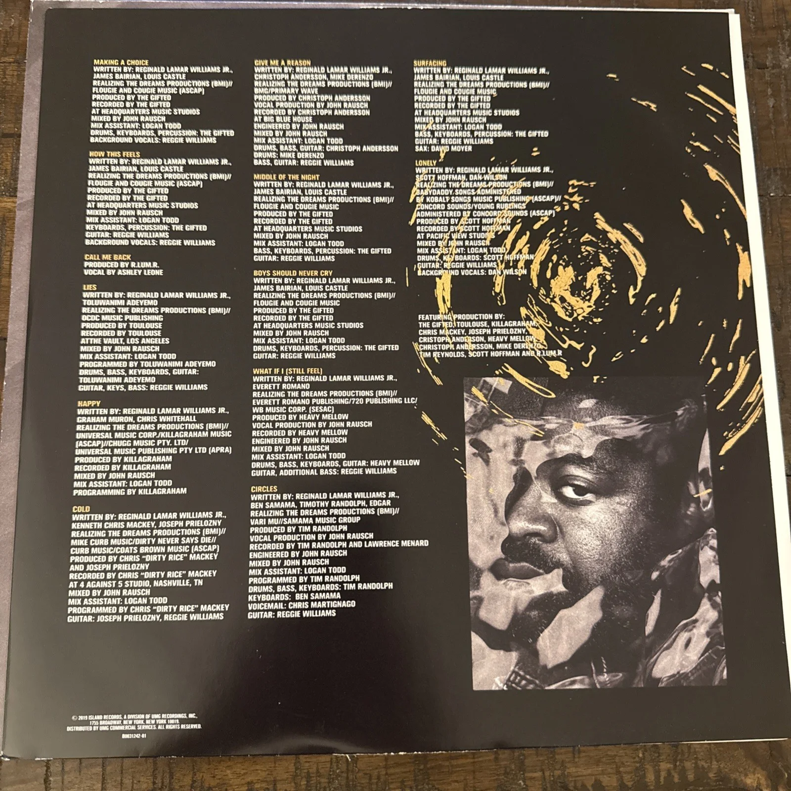 R.Lum.R - Surfacing Vinyl Signed And Inscribed Gold And Black Vinyl Special Ed, изображение 5