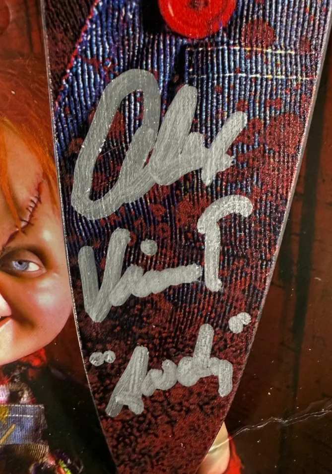 Alex Vincent — Child's Play Signed Chucky Official Prop Knife Alex VincentJSA Authenticated New, изображение 2