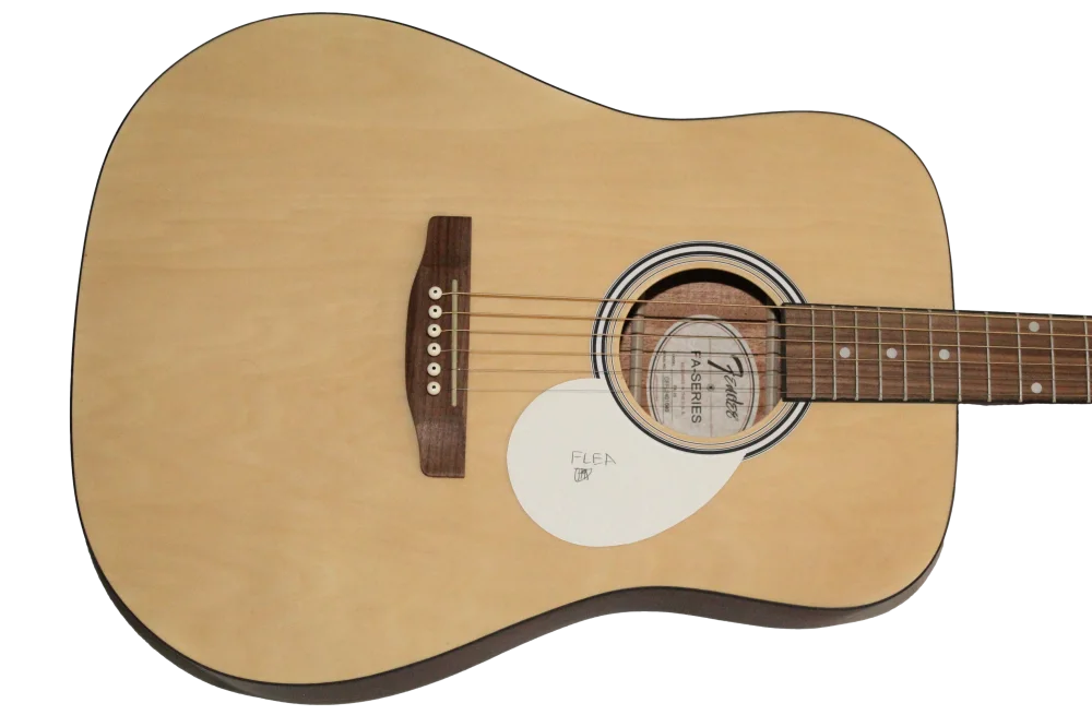 Flea — Flea Red Hot Chili Peppers RHCP Signed Autograph Fender Acoustic Guitar JSA COA
