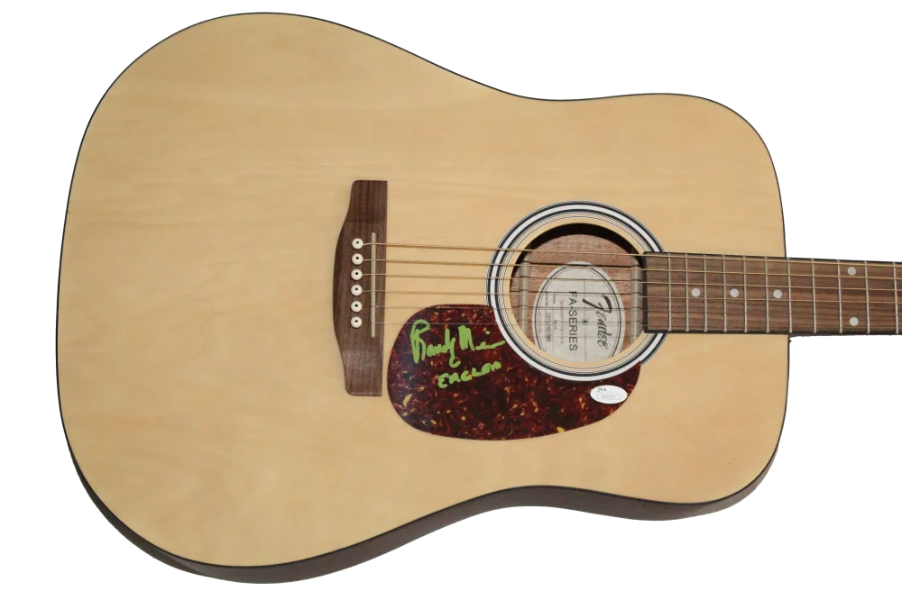Randy Meisner — Randy Meisner Eagles Signed Autograph Fender Acoustic Guitar - Desperado JSA COA