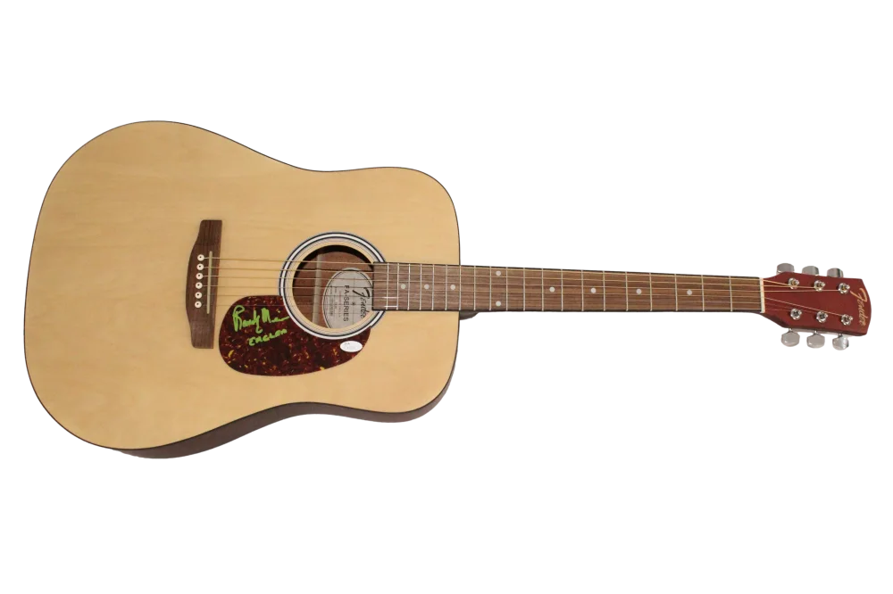 Randy Meisner — Randy Meisner Eagles Signed Autograph Fender Acoustic Guitar - Desperado JSA COA, изображение 2