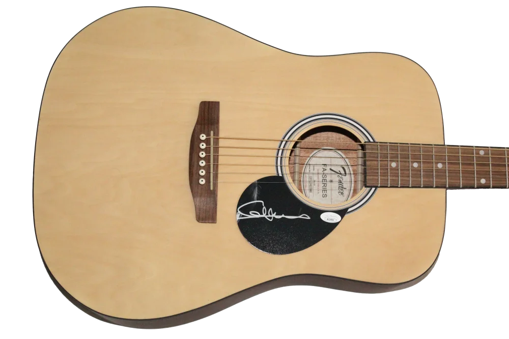 Cliff Williams — Cliff Williams AC/DC Signed Autograph Full Size Fender Acoustic Guitar JSA COA