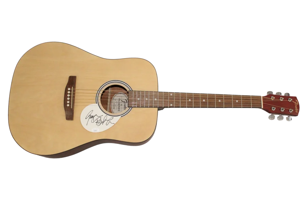 Geezer Butler — Geezer Butler Black Sabbath Signed Autograph Fender Acoustic Guitar JSA COA, image 2