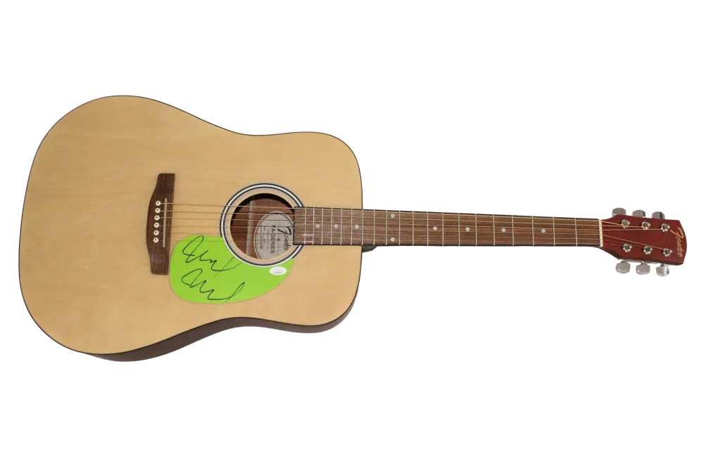 Mike McCready — Mike McCready Pearl Jam Signed Autograph Fender Acoustic Guitar w/ JSA COA, изображение 2