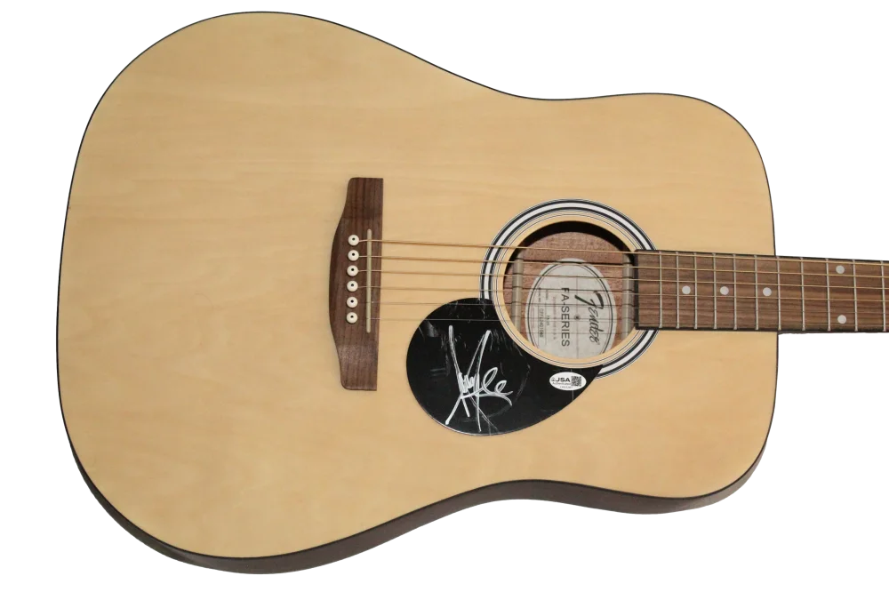 Amy Lee — Amy Lee Evanescence Signed Autograph Full Size Fender Acoustic Guitar w/ JSA COA