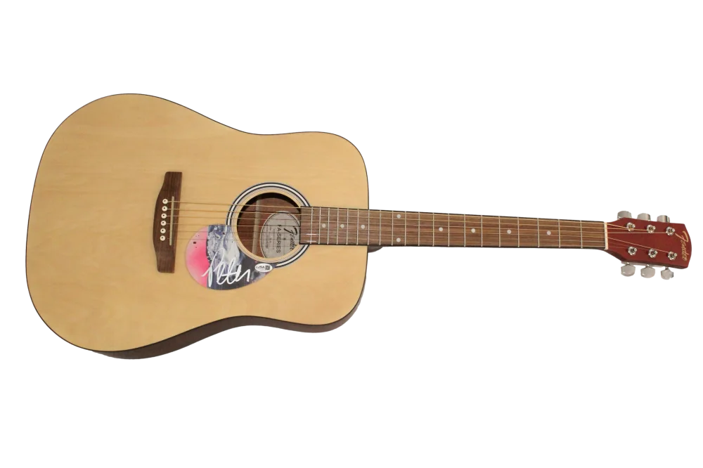 Pete Anspach — Pete Anspach Goose Signed Autograph Full Size Fender Acoustic Guitar w/ JSA COA, image 2