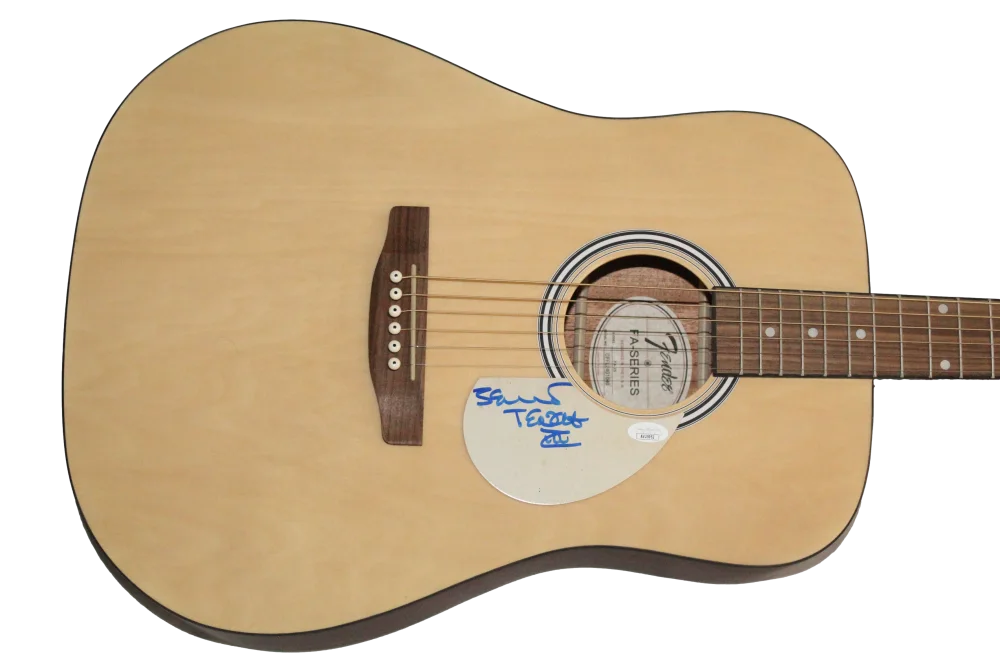 Benmont Tench — Benmont Tench Heartbreakers Signed Autograph Fender Acoustic Guitar w/ JSA COA